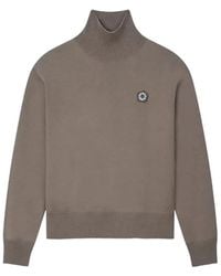 KENZO - Taupe Sweater With Logo - Lyst