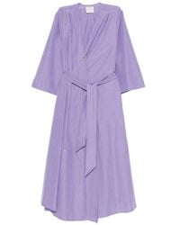 forte_forte - Cotton Blend Midi Dress - Lyst
