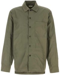 Dries Van Noten - Army Polyester Cornish Shirt - Lyst