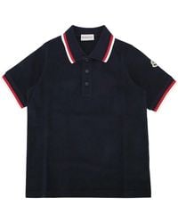 Moncler - Jr Ss Polo - Lyst