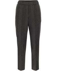 Peserico - Stretch Virgin Wool Trousers - Lyst