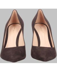 Gianvito Rossi - Pointed-Toe Suede Pumps With 8.5 Cm Heel - Lyst