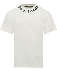 Palm Angels - Logo Cotton T-Shirt - Lyst