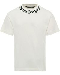 Palm Angels - Logo Cotton T-Shirt - Lyst