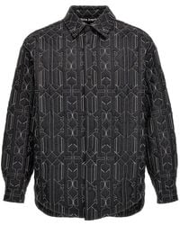 Palm Angels - All Monogram Quilted Dover Jacket - Lyst