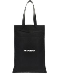 Jil Sander - Cotton Tote Bag - Lyst