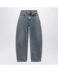 Alaïa - Alaia Rounded Denim Jeans - Lyst