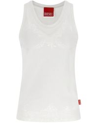 DIESEL - X Tinder 'Pr-T-Anki-Lace-R' Tank Top - Lyst