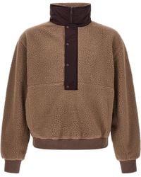 Entire studios - 'System Half Zip Fleece Fleece Sweatshirt - Lyst