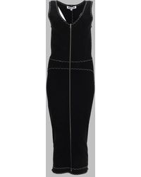 McQ - Viscose Dress With Zip - Lyst