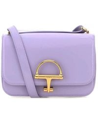 Gucci - Lilac Leather Small Siena Shoulder Bag - Lyst