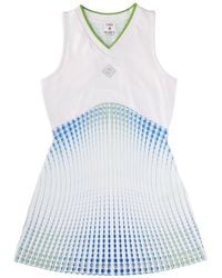 CASABLANCA - Printed V Neck Mini Dress - Lyst