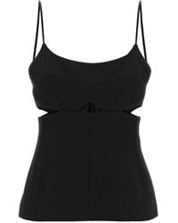 Victoria Beckham - 'Cut-Out Cami' Top - Lyst
