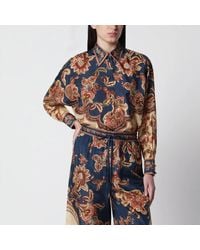 Zimmermann - Aster Relaxed Jacobean Shirt - Lyst