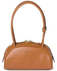 Miu Miu - Beau Softy Small Leather Bag - Lyst