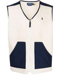 Polo Ralph Lauren - Hi-Pile Fleece Vest Jacket - Lyst