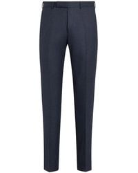 ZEGNA - Flat Tailoring Trousers - Lyst