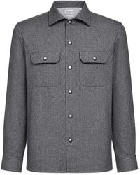 Brunello Cucinelli - Wool Shirt - Lyst