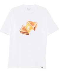 Carhartt - Printed Cotton T-Shirt - Lyst