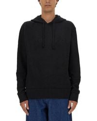 JW Anderson - Relaxed Fit Hooded Sweatshirt - Lyst