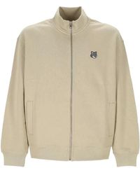Maison Kitsuné - Maison Kitsuné Fox Head Zipped Comfort Sweatshirt - Lyst