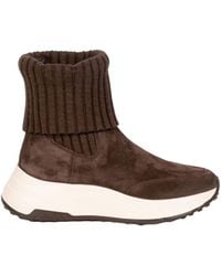 Hogan - Suede Ankle Boots - Lyst