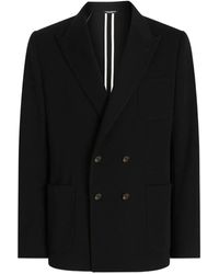 Dolce & Gabbana - Dolce & Gabbana Double-Breasted Wool Blazer - Lyst
