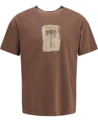 Palm Angels - Palm Tree Cotton T-Shirt - Lyst