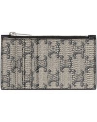 Celine - Coated Canvas Card Holder - Lyst