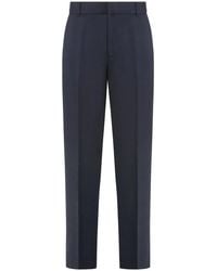 Emporio Armani - Virgin Wool Tailored Trousers - Lyst