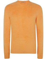 Nuur - Long Sleeves Pressed Gauze Round Neck Sweater - Lyst