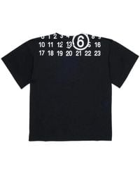 MM6 by Maison Margiela - T-Shirt With Logo - Lyst