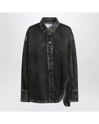 The Attico - Washed Denim Shirt - Lyst