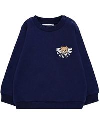 Moschino - Hoodless Sweatshirt With Logo - Lyst