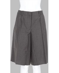 Our Legacy - Phase Stripe Motion Wool-Cotton Shorts - Lyst