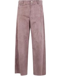 Max Mara - Max Mara S "Smmfulmine" Suede Trousers - Lyst