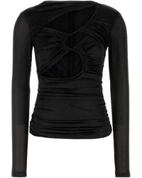 Isabel Marant - Stretch Silk Blend Rose Top - Lyst