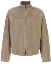 Emporio Armani - Suede Jacket - Lyst