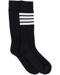Thom Browne - "4-Bar" Cotton Socks - Lyst