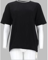 KHAITE - T-Shirt Mae Cotton T-Shirts - Lyst