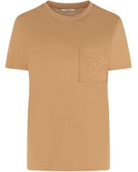 Max Mara - Papaia Cotton Crew-Neck T-Shirt - Lyst