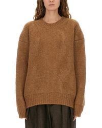 Saint Laurent - Thick Knit Pullover - Lyst