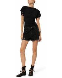 Isabel Marant - Shorts Aecia Con Ricami - Lyst