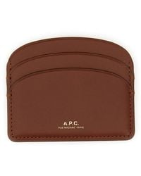 A.P.C. - Demi Lune Card Holder - Lyst