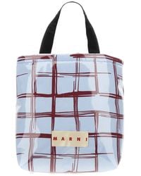 Marni - Coated Canvas Mini Tote Handbag - Lyst