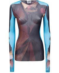 Jean Paul Gaultier - "Re-Edition Le Top Tennis Costume" Top - Lyst