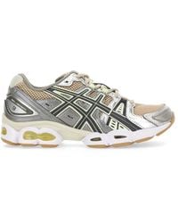 Asics - Gel-Nimbus 9 Sneaker Synthetic Leather Sole Trainers - Lyst