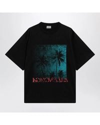 Balenciaga - Holiday Graphic Print Cotton T-Shirt - Lyst