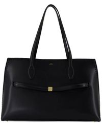 TOTEME - "Embroidered" Leather Lounge Tote Bag Bags - Lyst