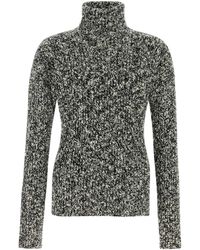 Dolce & Gabbana - Two-tone Wool Blend Sweater - Lyst